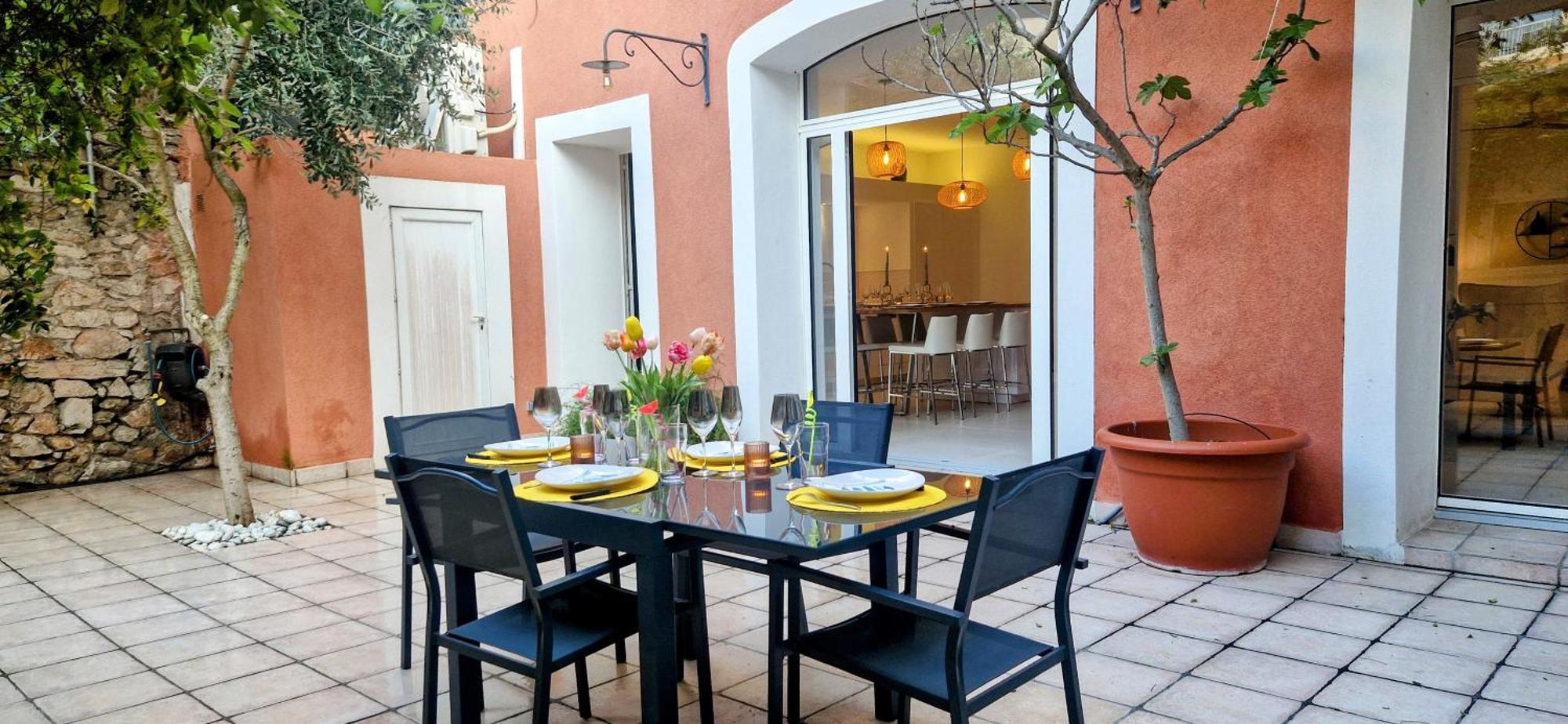 Esprit Loft, D'exception, 3 Chambres, Jardin Au Centre Ville, Climatisation * Sète