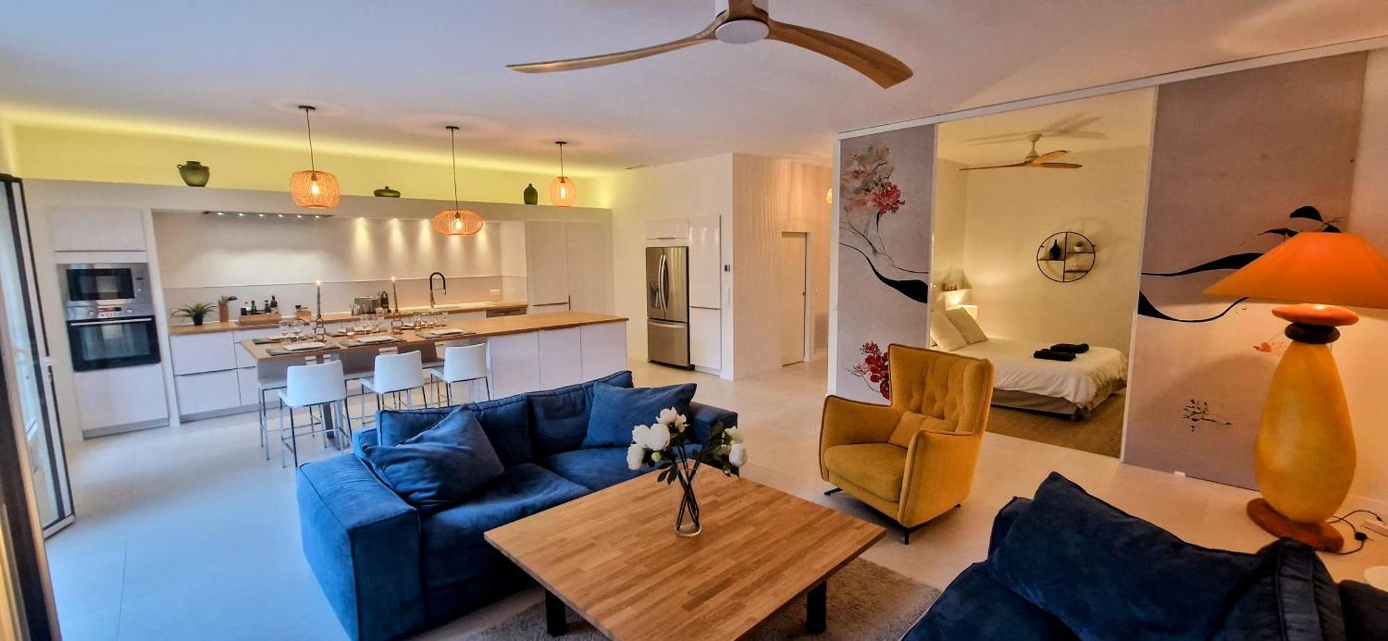 Appartement Esprit Loft, D'exception, 3 Chambres, Jardin Au Centre Ville, Climatisation